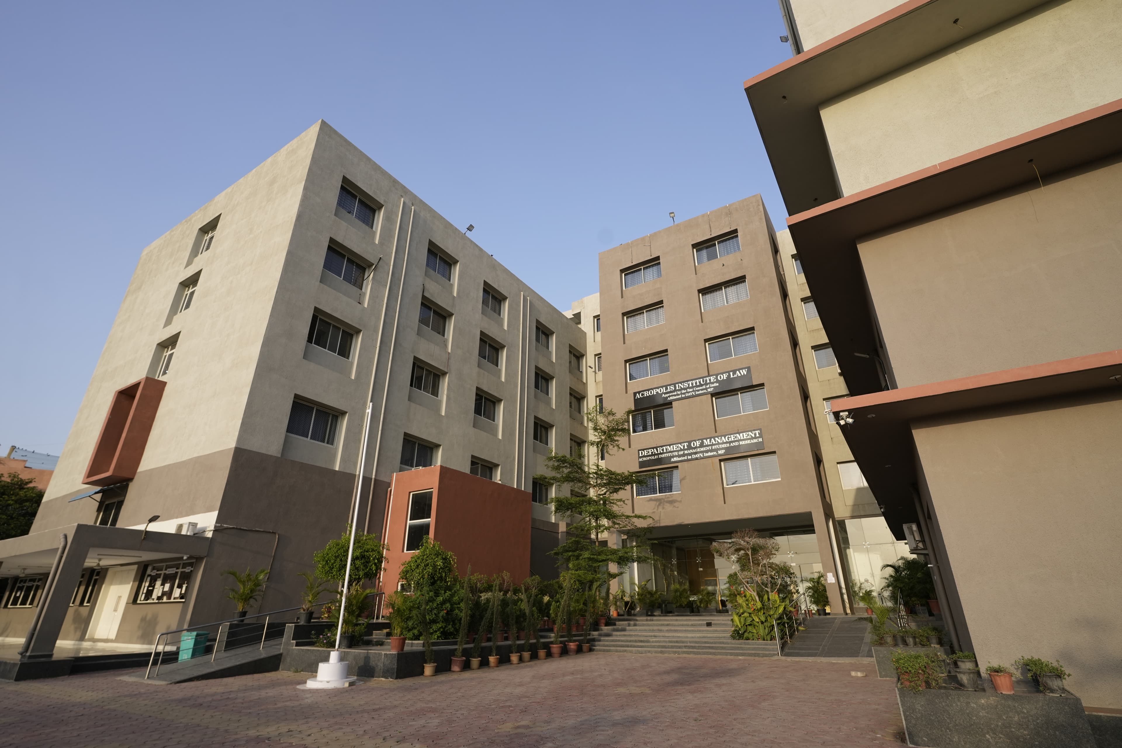 Modern campus with advanced facilities